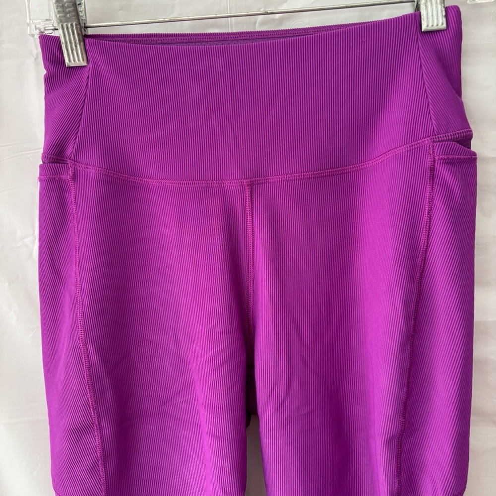 NWOT CALIA by Carrie Underwood High Rise Purple Leggings Ribbed SZ S - Picture 9 of 12